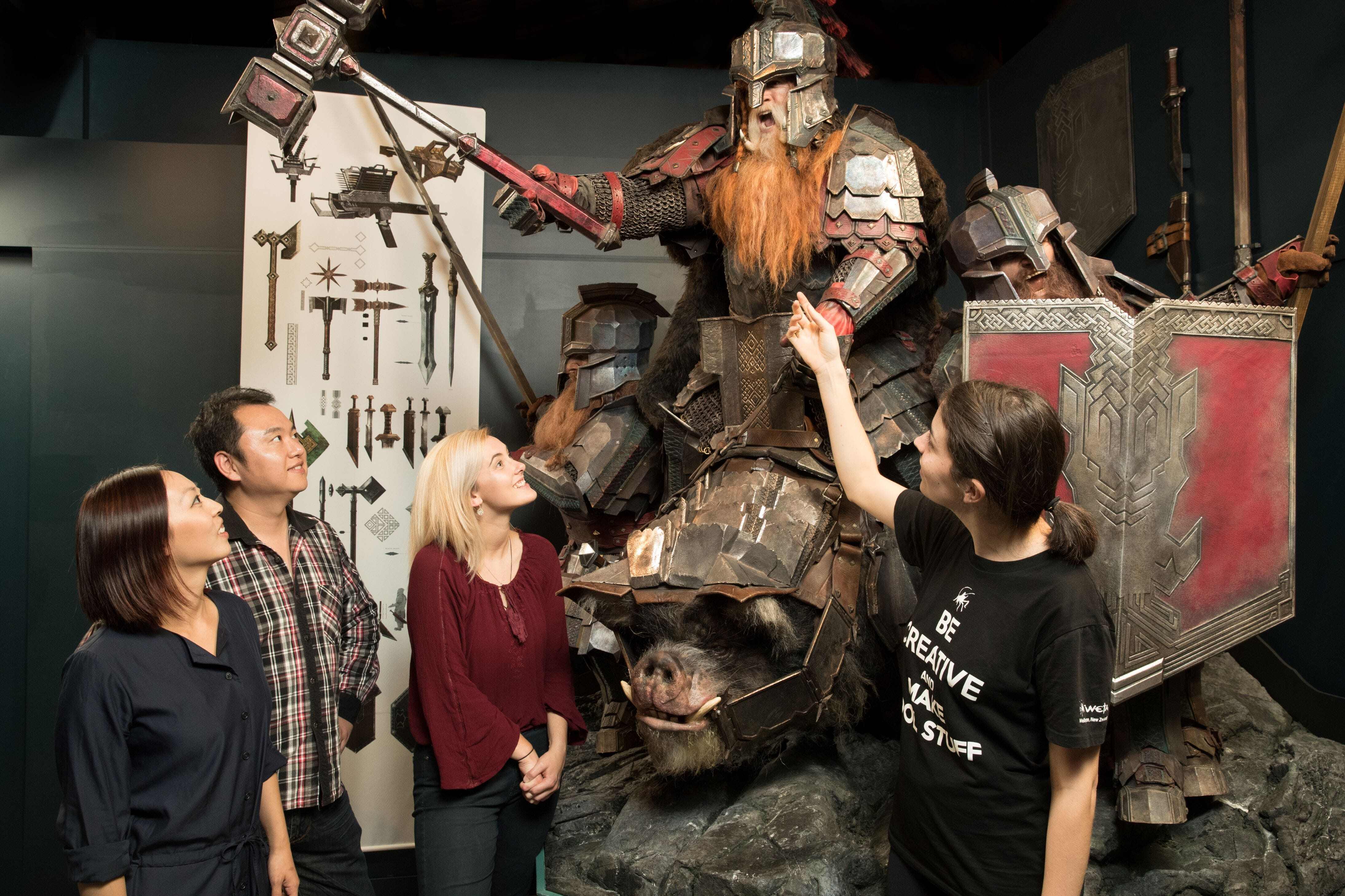 Weta group tour space Dain Ironfoot 80percent